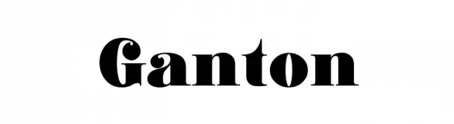 Ganton  baixar fontes gratis