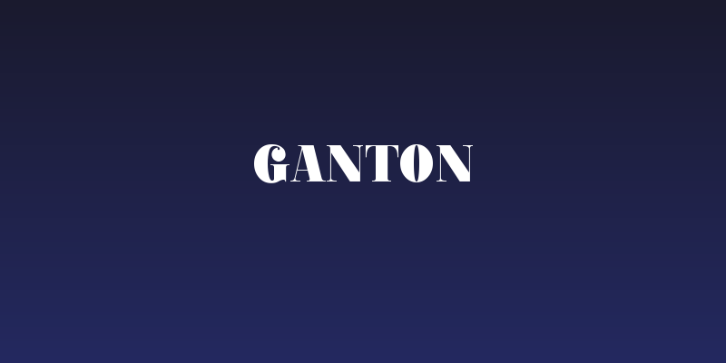 Ganton Social Header