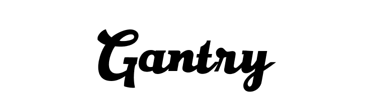 Gantry  नि: शुल्क फ़ॉन्ट्स डाउनलोड