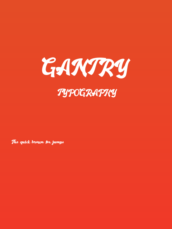 Gantry Poster