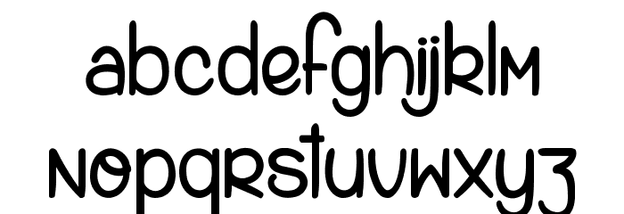 Gants de Soie Font LOWERCASE