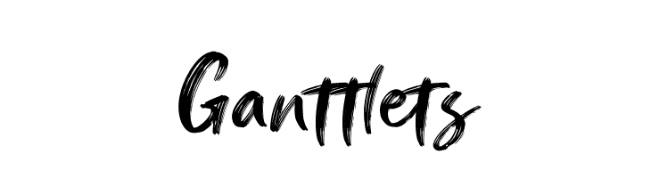 Ganttlets  नि: शुल्क फ़ॉन्ट्स डाउनलोड
