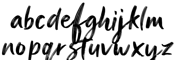Ganttlets Font LOWERCASE