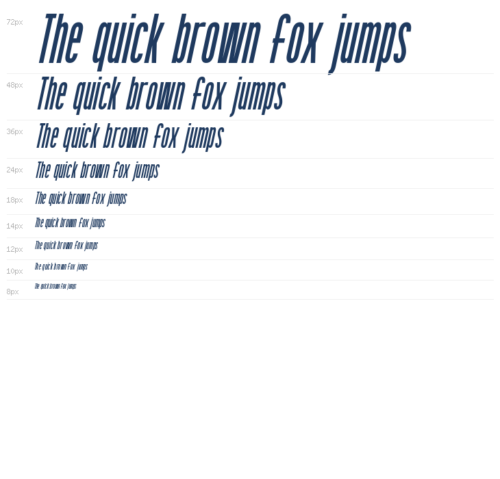 Gantura Italic Italic Waterfall