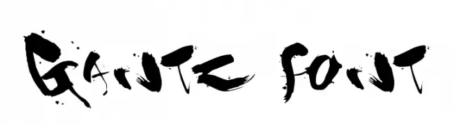 Gantz font  Free Fonts Download
