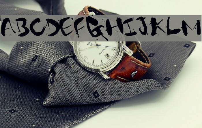 Gantz font Example 1