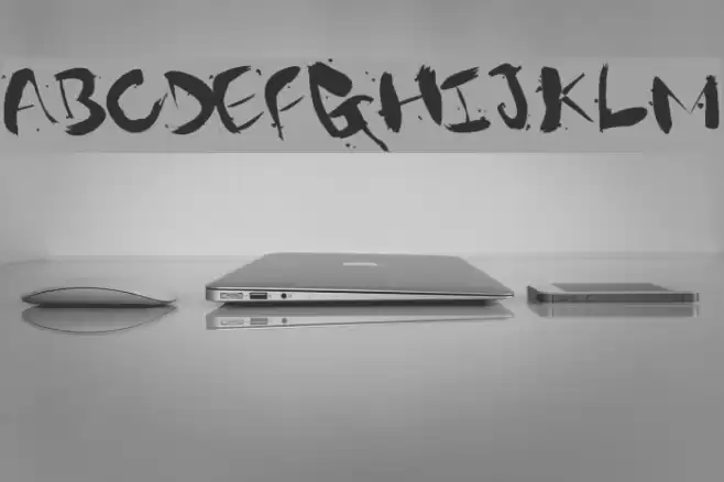 Gantz font Font examples