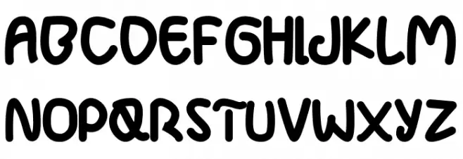 Ganula Шрифта ВЕРХНИЙ
