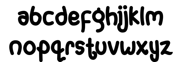 Ganula Font LOWERCASE