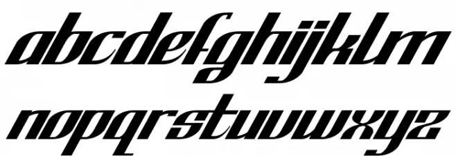 GanymedeTakeover-Regular 字体 小写