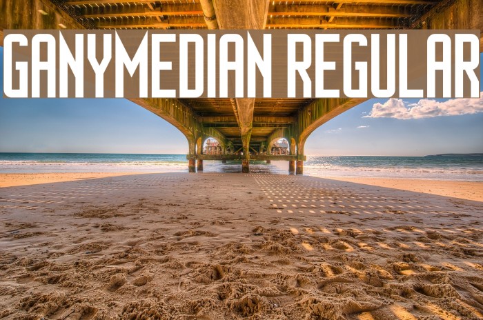 Ganymedian Regular Font examples