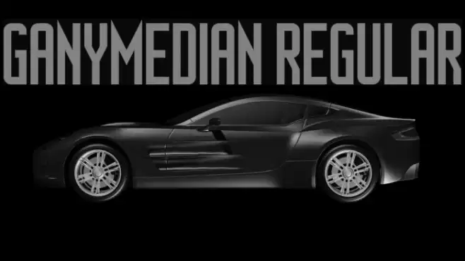 Ganymedian Regular フォント examples