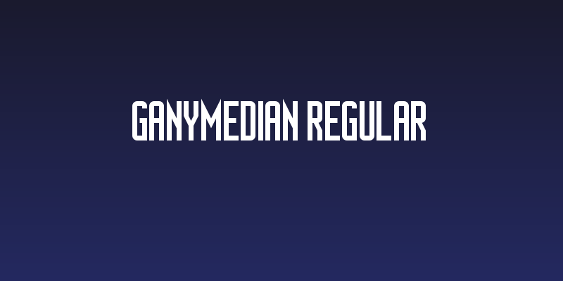 Ganymedian Regular Social Header