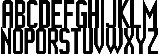 Ganymedian Regular フォント 小文字