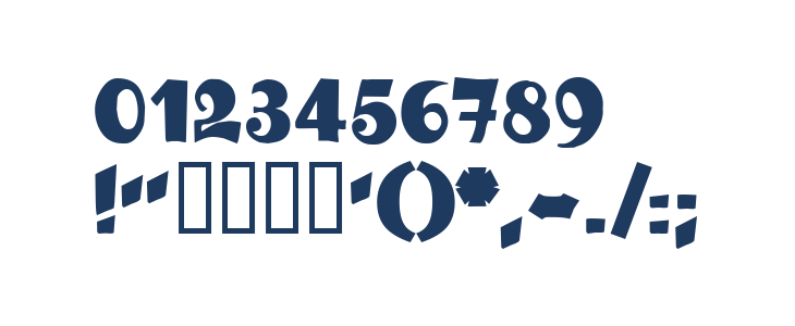 Ganz Grobe Gotisch UNZ1A Other Characters