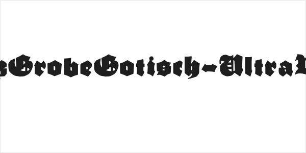 GanzGrobeGotisch-UltraBlack Logo