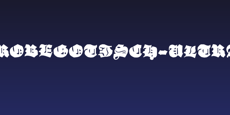 GanzGrobeGotisch-UltraBlack Social Header