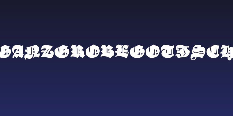 GanzGrobeGotisch Social Header