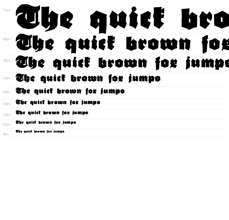 GanzGrobeGotisch Waterfall