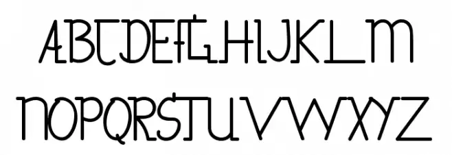 Gapbrooth Demo Serif Schriftart Groß