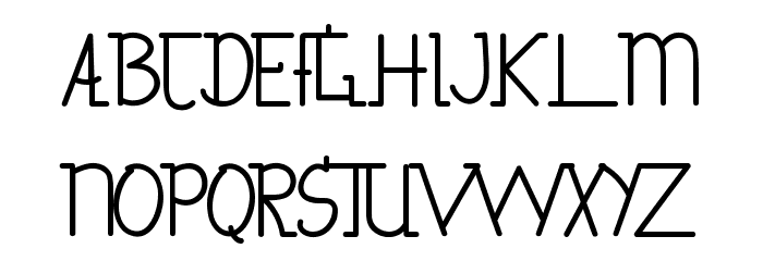 Gapbrooth Demo Serif Font LOWERCASE