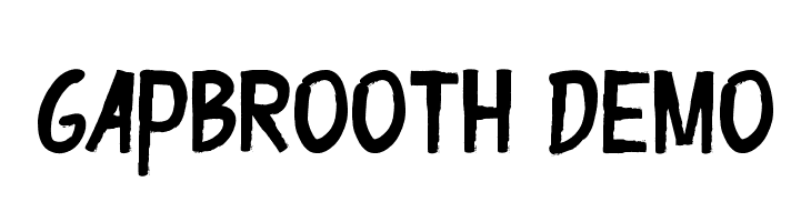 Gapbrooth Demo  font caratteri gratis