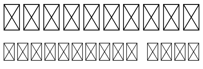 Gapbrooth Demo Font OTHER CHARS