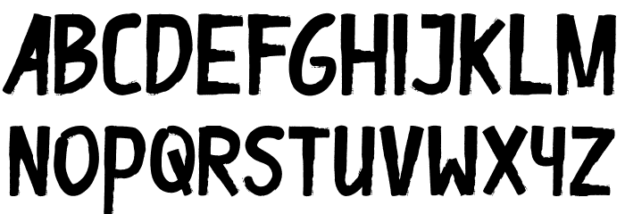 Gapbrooth Demo Font LOWERCASE