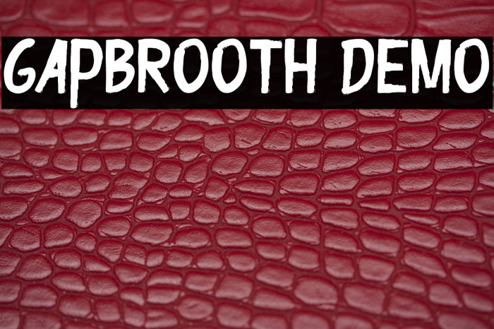 Gapbrooth Demo Example 3