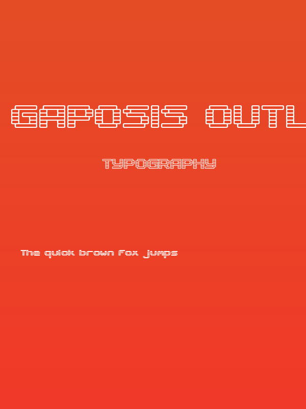 Gaposis Outline [BRK] Poster