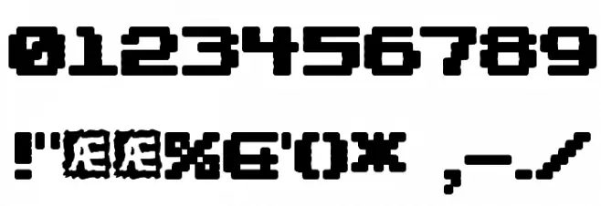 Gaposis Solid BRK Font OTHER CHARS