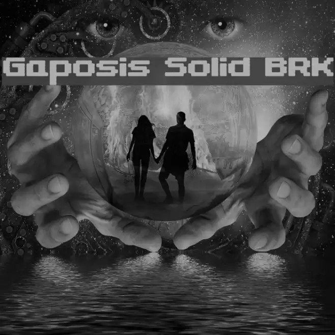 Gaposis Solid BRK Font examples