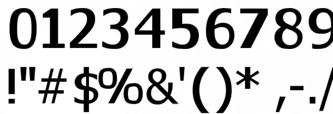 Gaps Font OTHER CHARS