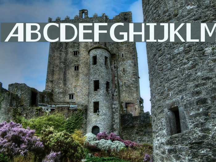 Gaps Font examples