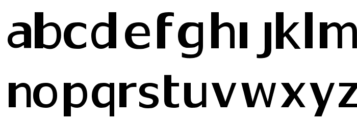 Gaps Font LOWERCASE