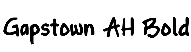 Gapstown AH Bold फ़ॉन्ट