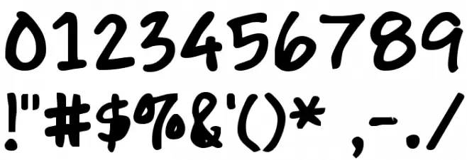 Gapstown AH Bold Font OTHER CHARS