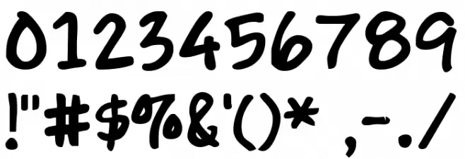 Gapstown AH Bold Font OTHER CHARS