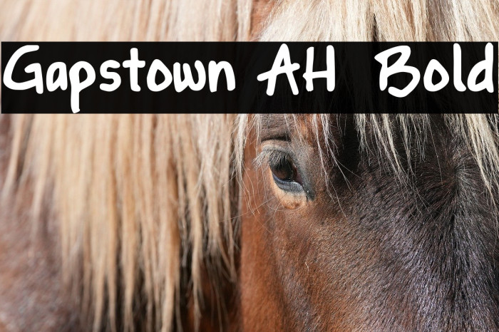 Gapstown AH  Bold Example 3