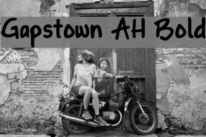 Gapstown AH Bold Font examples