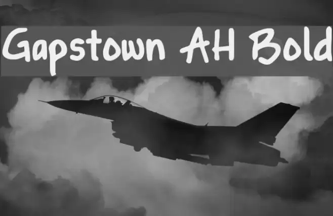 Gapstown AH Bold Font examples