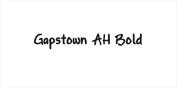 Gapstown AH Bold Logo