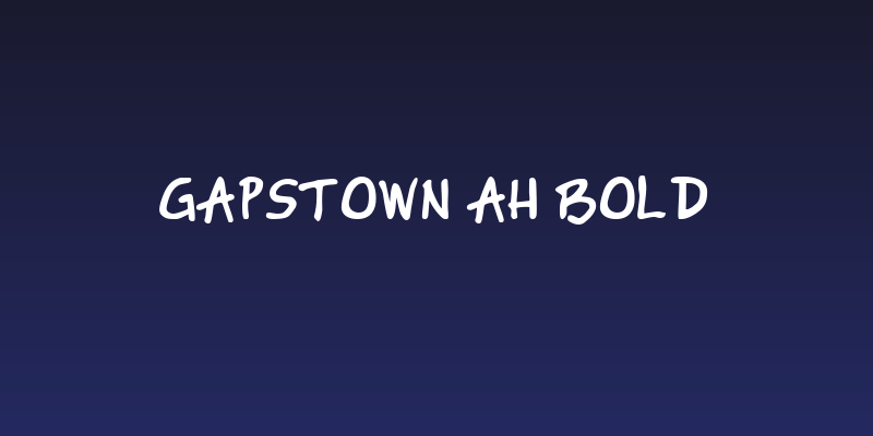 Gapstown AH Bold Social Header