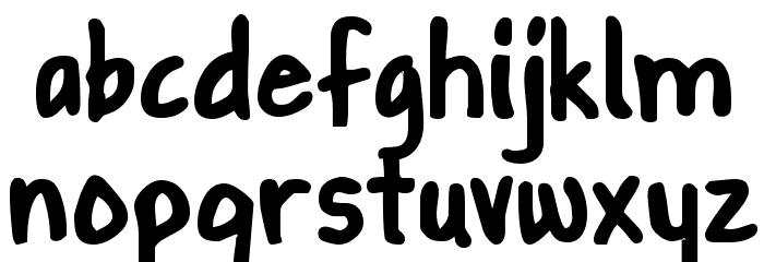 Gapstown AH Bold Font LOWERCASE
