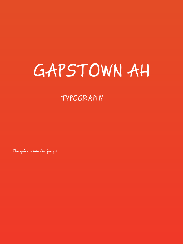Gapstown AH Poster