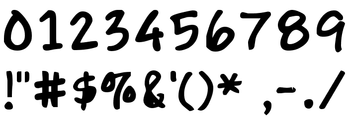 Gapstown Small AH Bold Font OTHER CHARS