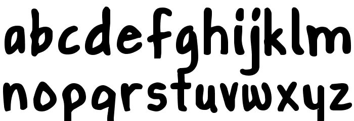 Gapstown Small AH Bold Font LOWERCASE