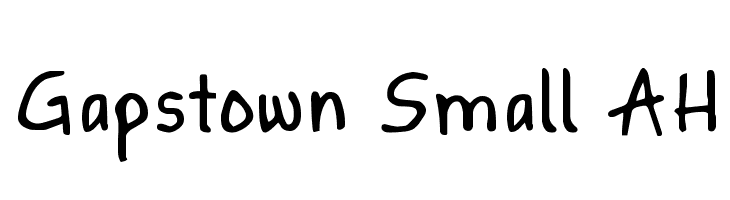 Gapstown Small AH फ़ॉन्ट