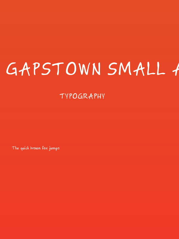 Gapstown Small AH Poster