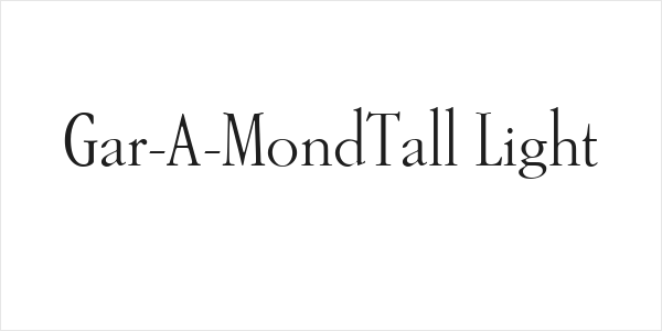 Gar-A-MondTall Light Logo